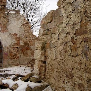 Uvnitř kostela, Nejstarší dochovaný objekt města Karlovy Vary. Vznikl patrně ve 2. pol. 13. stol. v rámci kolonizace.