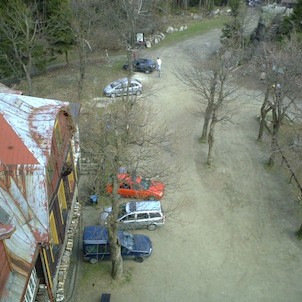 Pohled na parkoviště