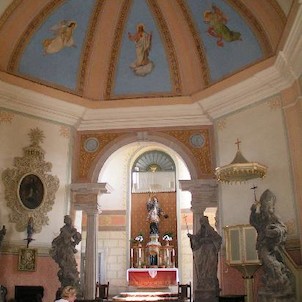 poutní kostel, krásně opravený Poutní kostel sv. Jana Nepomuckého