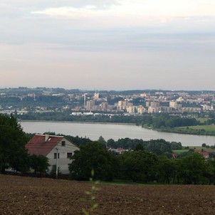 Pohled na přehradu Olešná od Palkovic