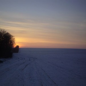 Západ slnka nan Ridzovom-5.1.2008