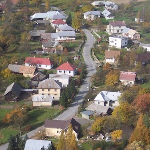 Pohľad na obec, rok 2005