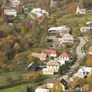 Pohľad na obec, rok 2005