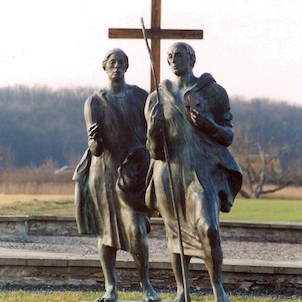 Libice n.C. - Pomník sv.Vojtěcha asv.Radima