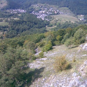 Pohlad na Temeš z Temeskej skaly