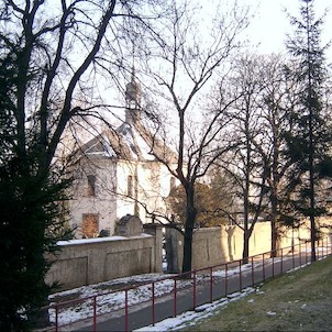 Barokní hřbitovní kostelík