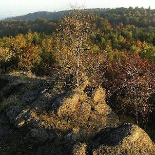 výhled z Jeřabiny, podzim