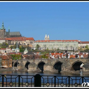 Pražský hrad a Karlův Most