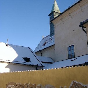 Areál kláštera ze západu