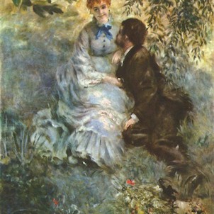 současné umění - Milenci, Pierre-Auguste Renoir