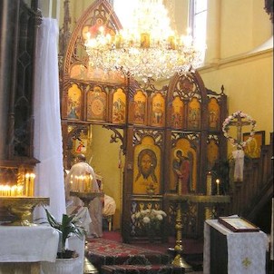 Pravoslavný kostel P. Marie, interiér