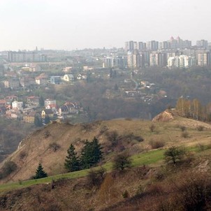 Pohled na sídliště Barrandov