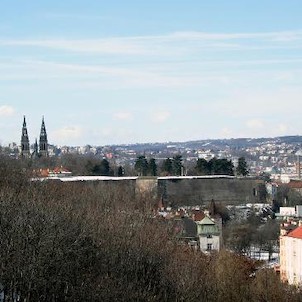 Vyšehrad z Nuselského mostu