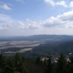 výhled z Kraví hory, výhled z Kraví hory