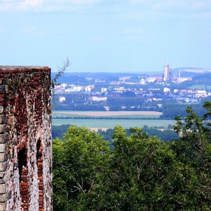 Pohled na Hranice n/Mor. z hradu Helfštýn