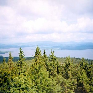 výhled na Lipno