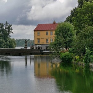 Pohled přes malý Vajgar na Vajgar