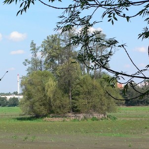 Ostrov na Vajgaře bez vody