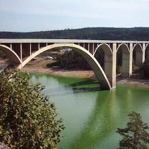 Orlík ,Podolský most