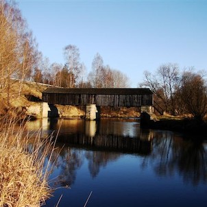 Dřevěný krytý most - Rechle