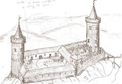 Osule, Možná podoba hradu Osule z poloviny 14.století za Vernéře z Vitějovic