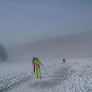 zimní přehrada - leden 2004