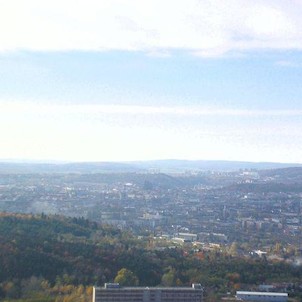 Pohled na Brno, z Hádecké planinky