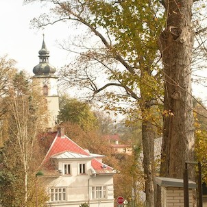 Slovenská ulice směrem k náměstí