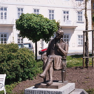 Pomník Johanna Wolfganga Goetheho v Mariánských lázních