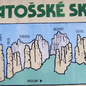 Svatošské skály 50, Národní přírodní památka Jas Svatoš (známá spíše pod názvem Svatošské skály) o rozloze 1,95 ha se nachází v údolí řeky Ohře mezi Karlovými Vary a Loktem. Bizarní skupina skalních věží, sloupů a jehel vytváří pozoruhodné útvary, o jejic