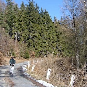 Goethova vyhlídka 4, Už silnice, která k ní vede z Hůrek, a jež byla vystavěna již v roce 1804, byla obdivuhodným dílem své doby. Je technickou památkou silničního stavitelství a poskytuje místy malebné výhledy.