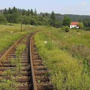 u Štědrého hrádku, trať pod hradem