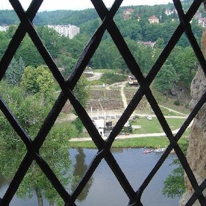 Loket, výhled z hradu Loket