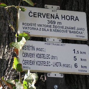 Rozcestí Červená hora
