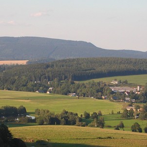 Pohled na Zdoňov z Křížového vrchu