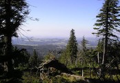 Výhled z cesty na Vrchmezí