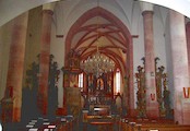 Kostel Nejsvětější Trojice v Hostinném - Interiér