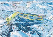 Mapa Ski areálu Medvědín