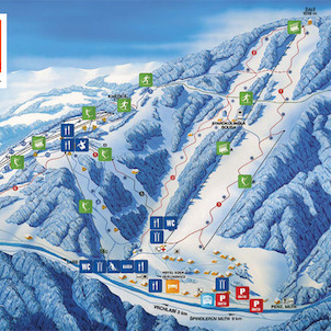 Mapa Ski areálu Herlíkovice