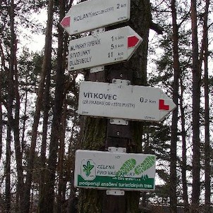 Rozcestník u Vítkovce