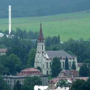 Blick zur Kirche