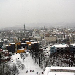 Liberecká radnice v panoramatu města