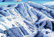 Mapa Ski areálu Rokytnice - Horní Domky - Lysá hora