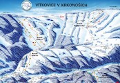 Mapa Ski areálu Vítkovice