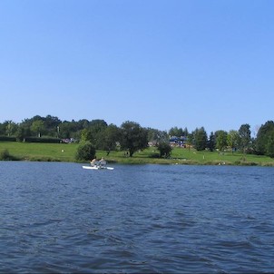 Olešná, Aquapark na západním břehu