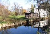 Bartošovický mlýn, vodní náhon nad mlýnem