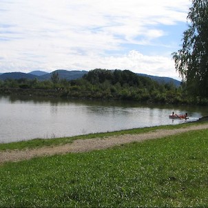 Přehrada Větřkovice, u hráze