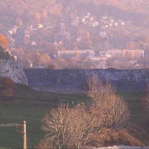 pohled směrem k arboretu