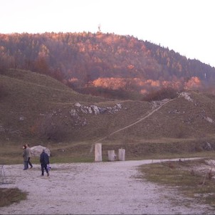 pohled z arboreta na Bílou horu