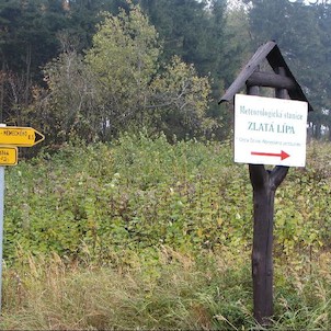 Ukazatel u hlavní silnice
